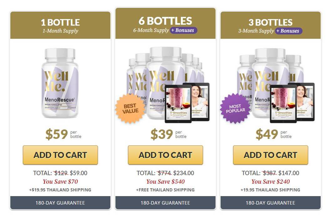 MenoRescue special offer